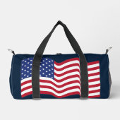 Amerikaanse vlag Duffel Bag Plunjezak (Voorkant)