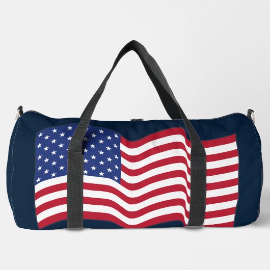Amerikaanse vlag Duffel Bag Plunjezak (Voorkant)