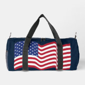 Amerikaanse vlag Duffel Bag Plunjezak (Achterkant)