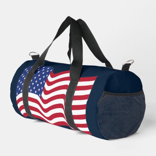Amerikaanse vlag Duffel Bag Plunjezak (Rechterhoek)