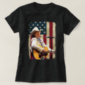 -Amerikaanse vlag Dwight Yoakam Legend.png T-shirt (Design voorkant)