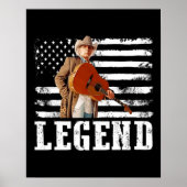 Amerikaanse vlag Dwight Yoakam Singer.png Poster (Voorkant)