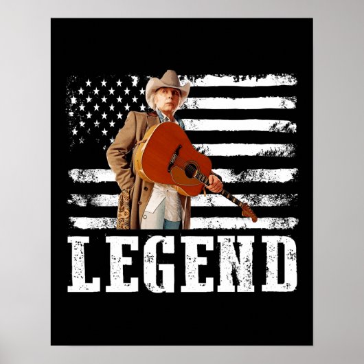 Amerikaanse vlag Dwight Yoakam Singer.png Poster (Voorkant)