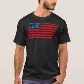 Amerikaanse vlag E3 Motocross Supercross T-shirt (Voorkant)
