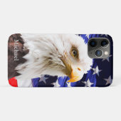 Amerikaanse vlag Eagle Case-Mate iPhone Case (Achterkant (horizontaal))