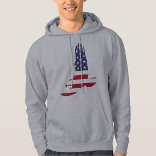  Amerikaanse vlag Eagle Hoodie