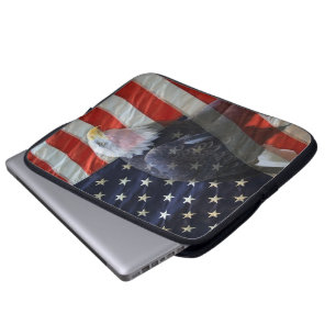 Amerikaanse vlag Eagle Laptop Sleeve