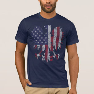 -Amerikaanse vlag Eagle T-shirt