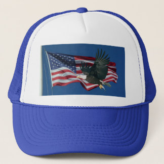 Amerikaanse vlag & Eagle Trucker Pet