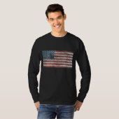 Amerikaanse vlag Eagle USA T-shirt (Voorkant volledig)