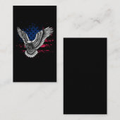 Amerikaanse vlag Eagle Visitekaartje (Voorkant / Achterkant)