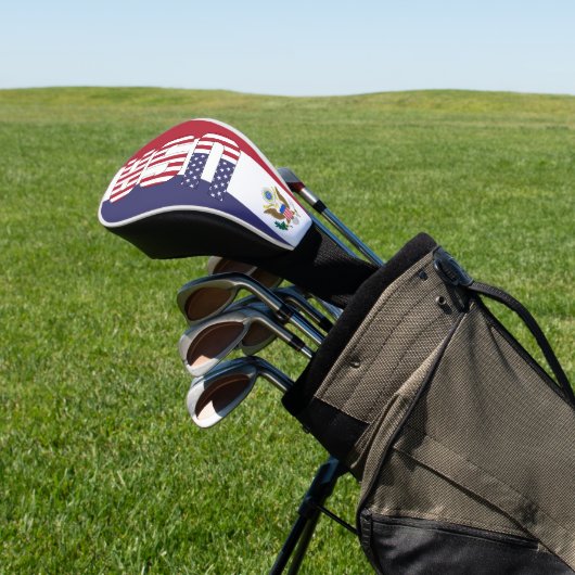 Amerikaanse vlag: een prachtig patriottisch golfheadcover (Insitu)