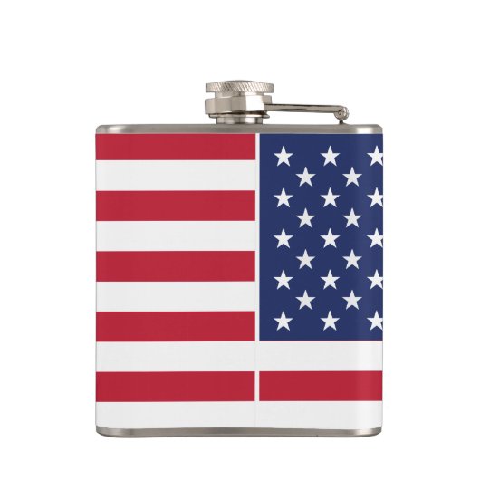 Amerikaanse vlag Elegantie: Honoring the USA Natio Heupfles (Achterkant)