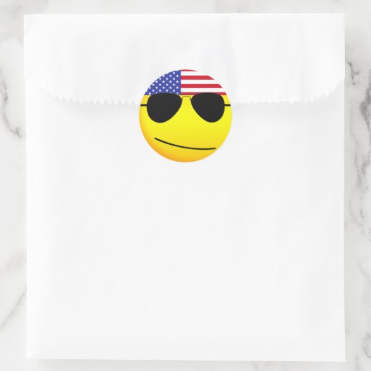 Amerikaanse vlag Emoji Stickers (Tas)