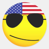 Amerikaanse vlag Emoji Stickers (Voorkant)