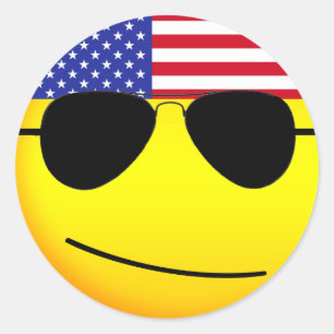 Amerikaanse vlag Emoji Stickers