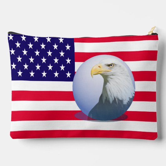 Amerikaanse vlag en adelaar etui (Achterkant)