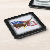 Amerikaanse vlag en adelaar onderzetter (Linkerzijde)
