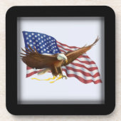 Amerikaanse vlag en adelaar onderzetter (Voorkant)