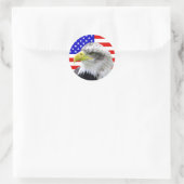 Amerikaanse vlag en adelaar patriottische Stickers (Tas)