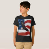 Amerikaanse vlag en adelaar t-shirt (Voorkant volledig)