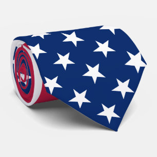Amerikaanse vlag en Amerikaanse strips Stropdas
