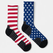 Amerikaanse vlag en Amerikaanse vlag Sokken (Rechts)