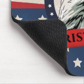 Amerikaanse vlag en Amerikaanse zeearend Muismat (Hoek)