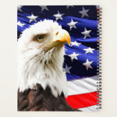 Amerikaanse vlag en Amerikaanse zeearend Planner (Achterkant)