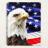 Amerikaanse vlag en Amerikaanse zeearend Planner (Voorkant)