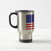 Amerikaanse vlag en Bald Eagle Reisbeker (Links)