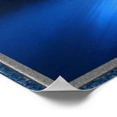 Amerikaanse vlag en Christelijk kruis, fascisme Poster (Hoek)