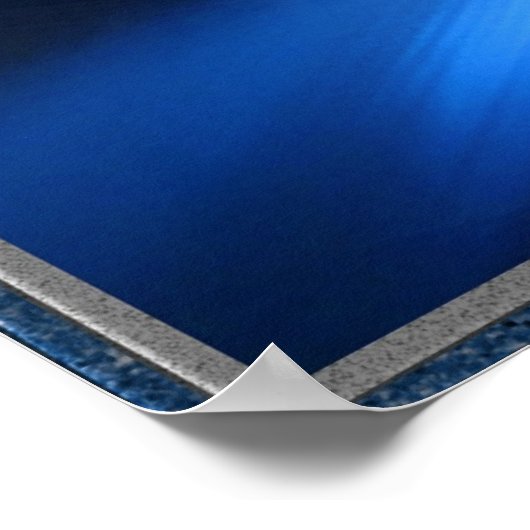 Amerikaanse vlag en Christelijk kruis, fascisme Poster (Hoek)