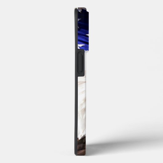 Amerikaanse vlag en Eagle Case-Mate iPhone Case (Achterkant / Rechts)