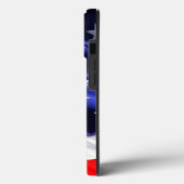 Amerikaanse vlag en Eagle Case-Mate iPhone Case (Achterkant / Links)