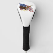 Amerikaanse vlag en Eagle Golfheadcover (Voorkant)