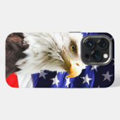 Amerikaanse vlag en Eagle iPhone Hoesje (Achterkant horizontaal)
