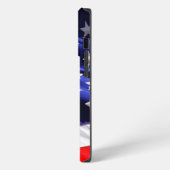 Amerikaanse vlag en Eagle iPhone Hoesje (Linkerkant)