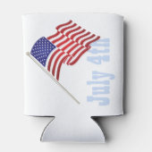 Amerikaanse vlag en Eagle Koelbox, 4 juli Blikjeskoeler (Achterkant)