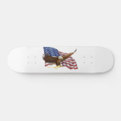 Amerikaanse vlag en Eagle Persoonlijk Skateboard (Horizontaal)