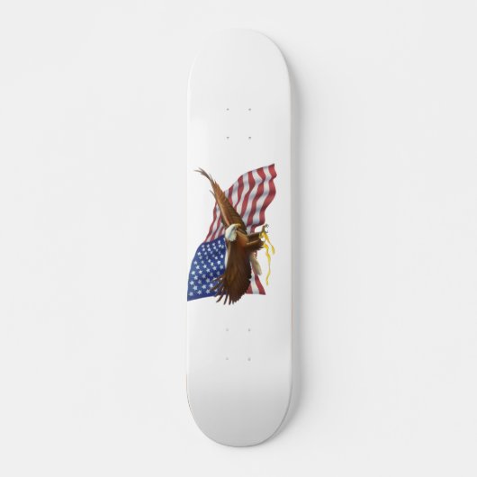 Amerikaanse vlag en Eagle Persoonlijk Skateboard (Voorkant)