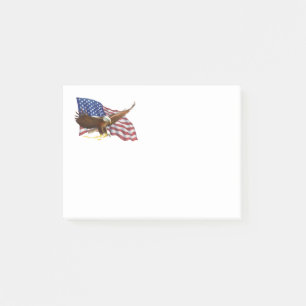 Amerikaanse Vlag en Eagle Post-it® Notes