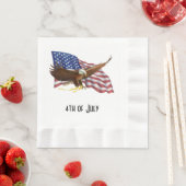 Amerikaanse vlag en Eagle Servetten (Insitu)