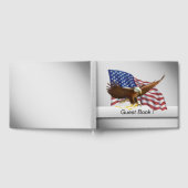 Amerikaanse vlag en Eagle Silver Gastenboek (Volledig)