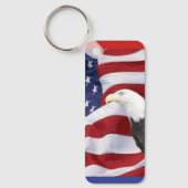 Amerikaanse vlag en Eagle Sleutelhanger (Voorkant)