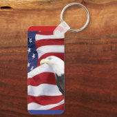 Amerikaanse vlag en Eagle Sleutelhanger (Achterkant)