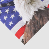 Amerikaanse vlag en Eagle Tissuepapier (Detail)