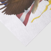 Amerikaanse vlag en Eagle Tissuepapier (Detail)