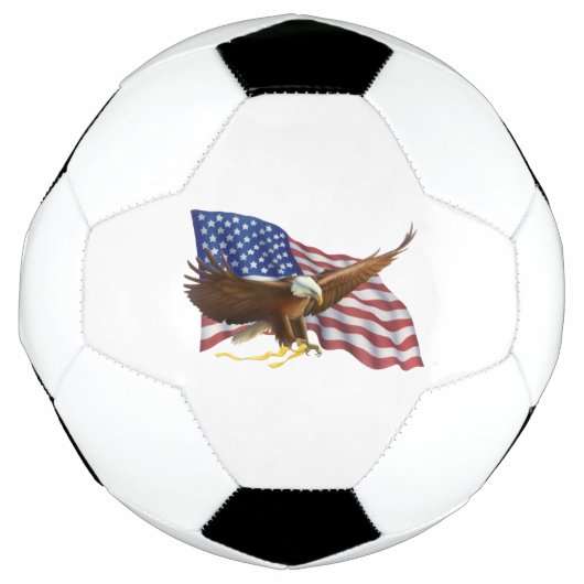 Amerikaanse vlag en Eagle Voetbal (Voorkant)