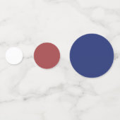 Amerikaanse vlag en Eagle Wedding Confetti (Achterkanten)